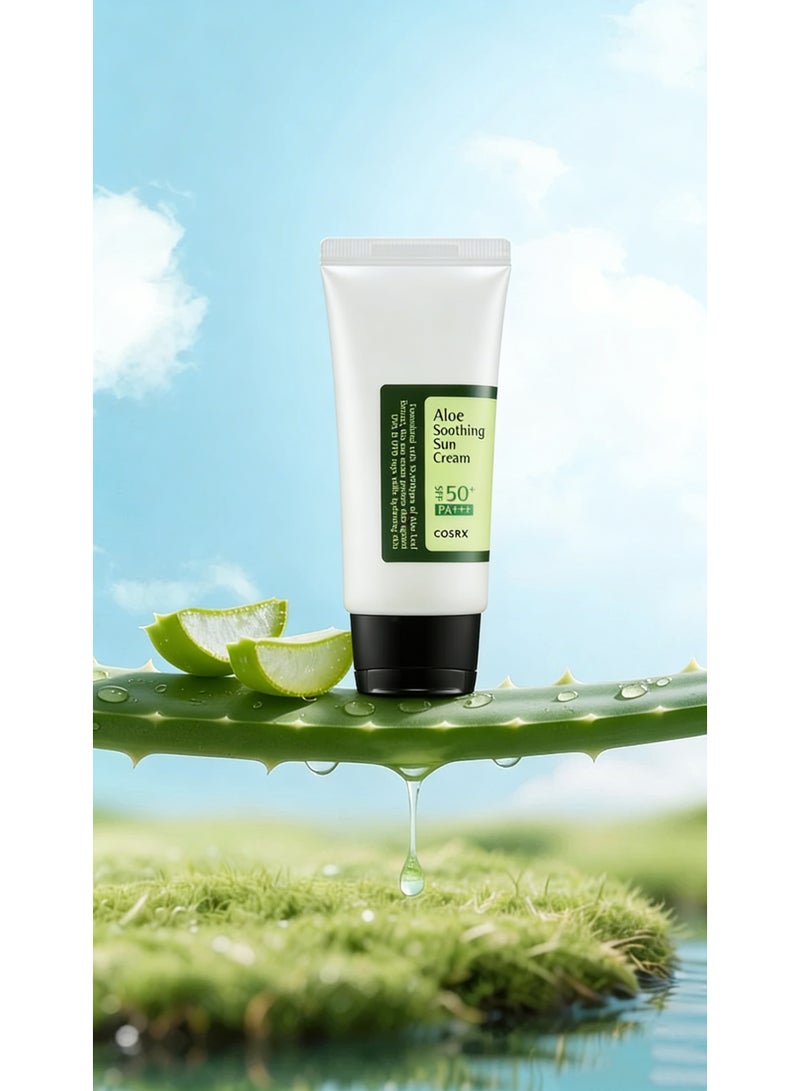 عام واقي شمسي بالآلوة من COSRX 50 مل - مرطب للبشرة الحساسة - Image 1